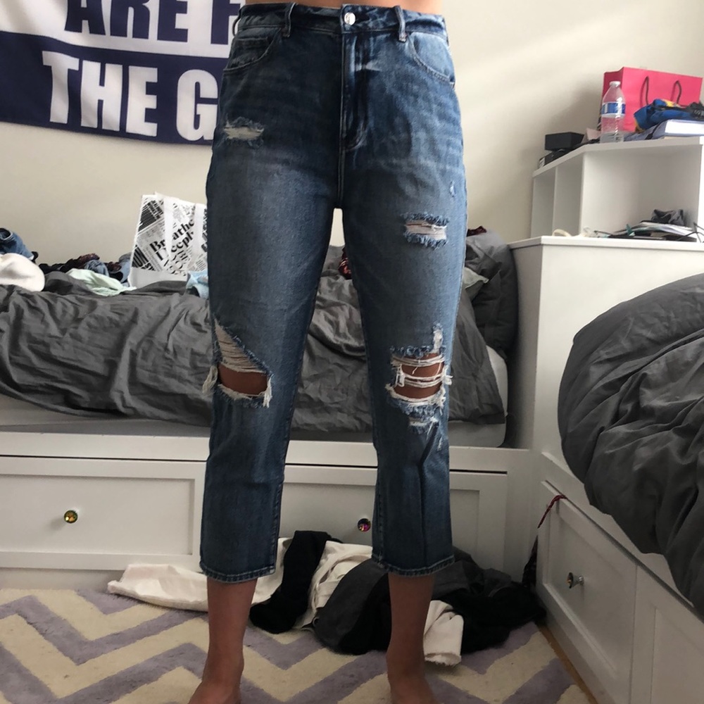 Pacsun mom jeans ripped